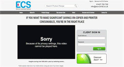 Desktop Screenshot of ecs-uk-ltd.co.uk