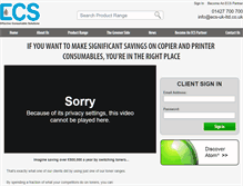 Tablet Screenshot of ecs-uk-ltd.co.uk